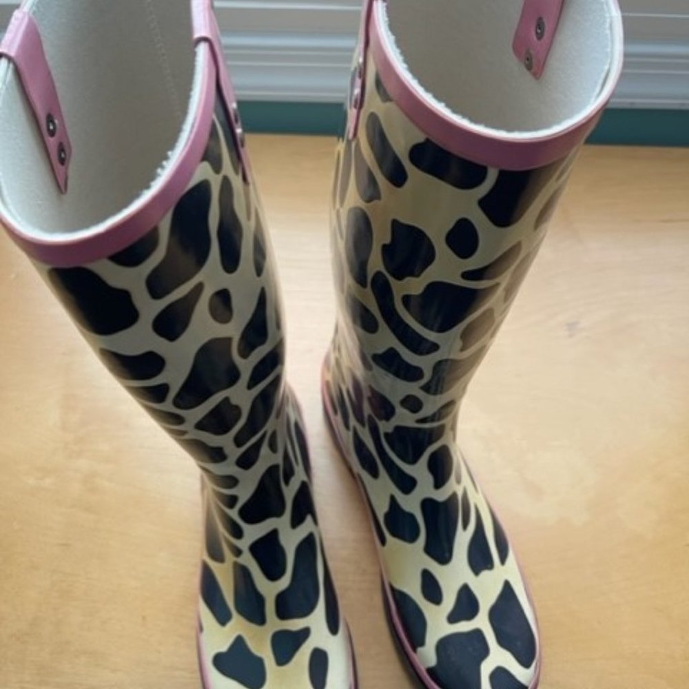 Toss Brand Ladies Tall Rainboots Size 10